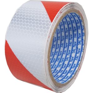 SL REFLECTIVE TAPE RED & WHITE GRADE A (2") 50MMX5M - SL4619