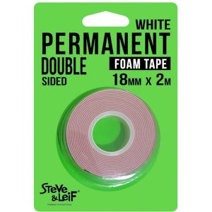 SL WHITE PERMANENT DOUBLE SIDED TAPE 2M SL4456/SL4457