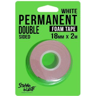 SL WHITE PERMANENT DOUBLE SIDED TAPE 2M SL4456/SL4457