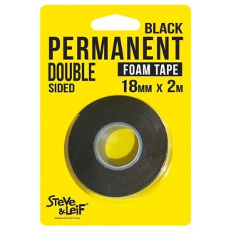 SL BLACK PERMANENT DOUBLE SIDED TAPE 2M SL4458/SL4459