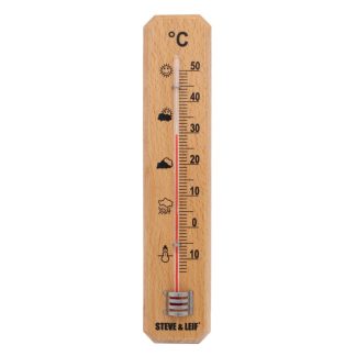 SL INDOOR / OUTDOOR WOODEN THERMOMETER SL-5060