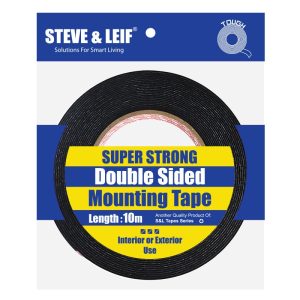 SL SUPER STRONG DOUBLE-SIDED BLACK PE FOAM MOUNTING TAPE 24MMX10M SL-4432