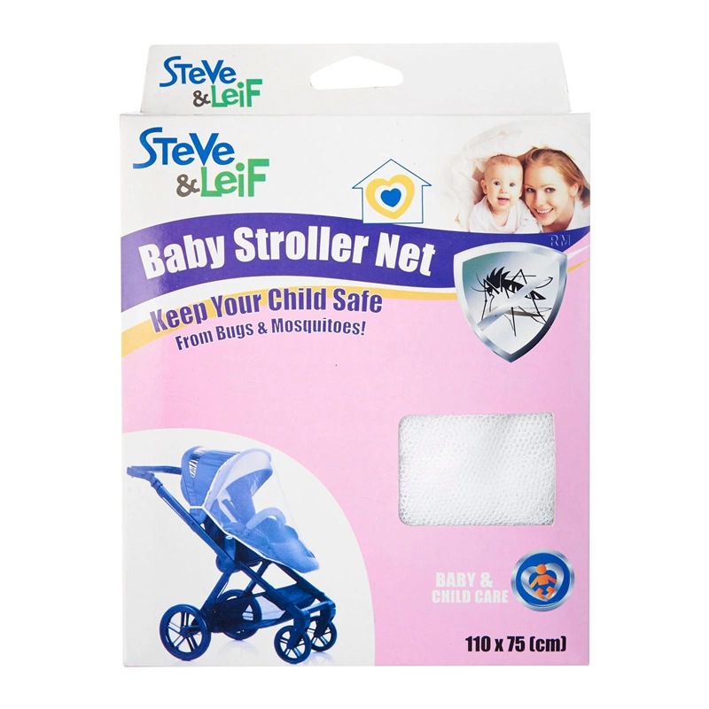 SL STROLLER PRAM INSECT SCREEN WHITE (110CM X 75CM) SL-B1932