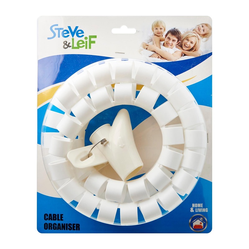 SL WHITE CABLE ORGANISER SL-5035 3CMX150CM