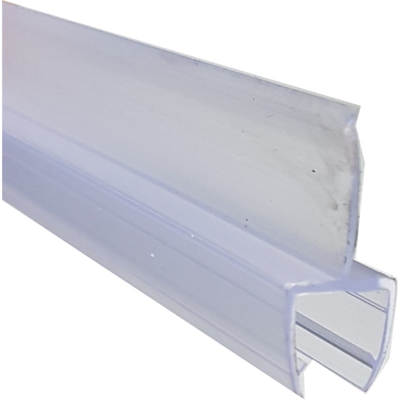 SL H-SHAPE GLASS DOOR SEAL CLEAR 2.5M