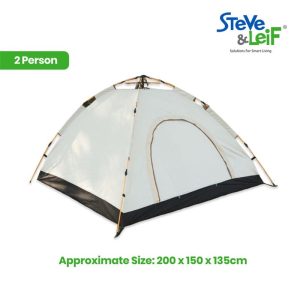 SL WATERPROOF OUTDOOR CAMPING TENT SINGLE DOOR / WINDOW (2 PAX) SL-2921
