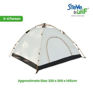 SL WATERPROOF OUTDOOR CAMPING TENT SINGLE DOOR / WINDOW (3-4 PAX) SL-2922