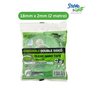 SL REMOVABLE DOUBLE-SIDED CLEAR NANO TAPE