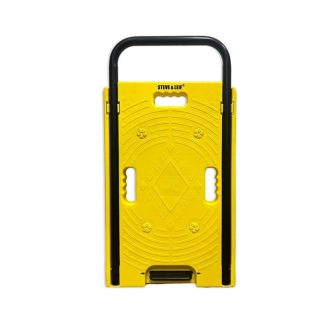 SL YELLOW PP PUSH TROLLEY WITH 3" TPR WHEELS SL-9296