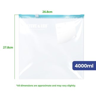 SL RESEALABLE SLIDER BAG GALLON (278X268MM) 10PCS