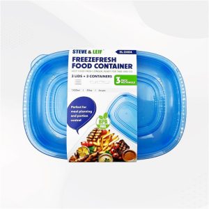 SL 3 PACK RECTANGLE STORAGE CONISTER 250X162X77MM 1450ML