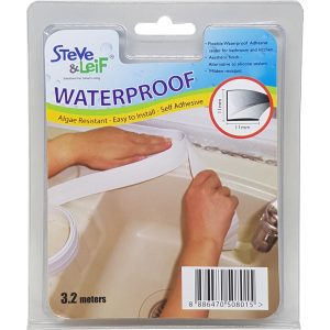 SL WATERPROOF SEAL 11X11MM X3.2MTR WHITE-SL801