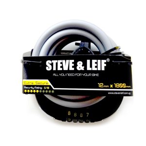 SL BICYCLE COMBINATION LOCK WITH BRACKET 12MMX1800MM SL-6042