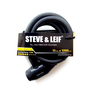 SL BICYCLE KEY LOCK WITH BRACKET 12MMX1800MM SL-6043