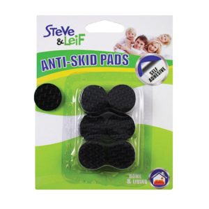 SL EVA ROUND BLACK PAD 19MMX3MM SL5011 - 16PPP