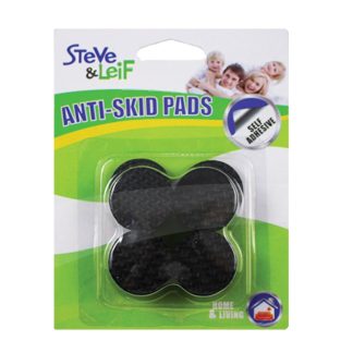 SL EVA ROUND BLACK PAD 25MMX3MM SL5012 - 12PPP