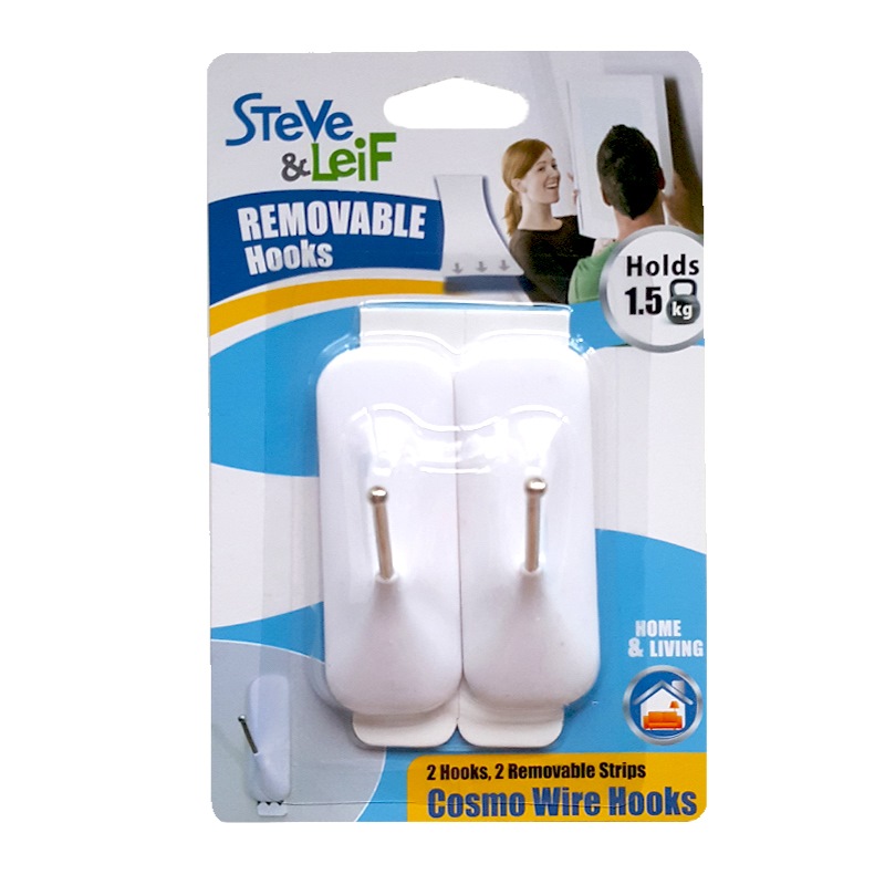 SL REMOVABLE COSMO WIRE HOOK MEDIUM SL-H2009 2PPP