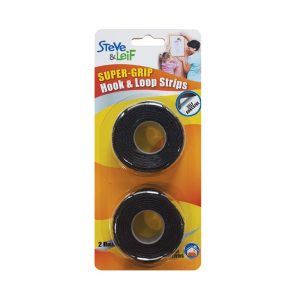 SL SUPER GRIP HOOK N LOOP TAB 25MMX40MM 12PPP