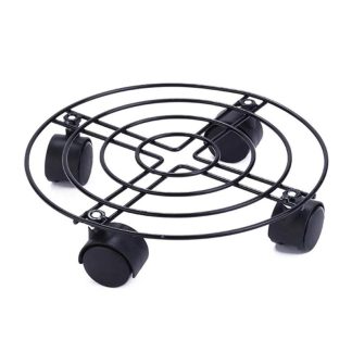 SL ROUND METAL PLANT TROLLEY 27CM SL-9249