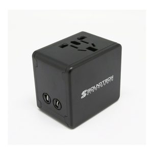 SOUNDTECH TRAVEL ADAPTOR WITH 2.4A SMART USB TA-125