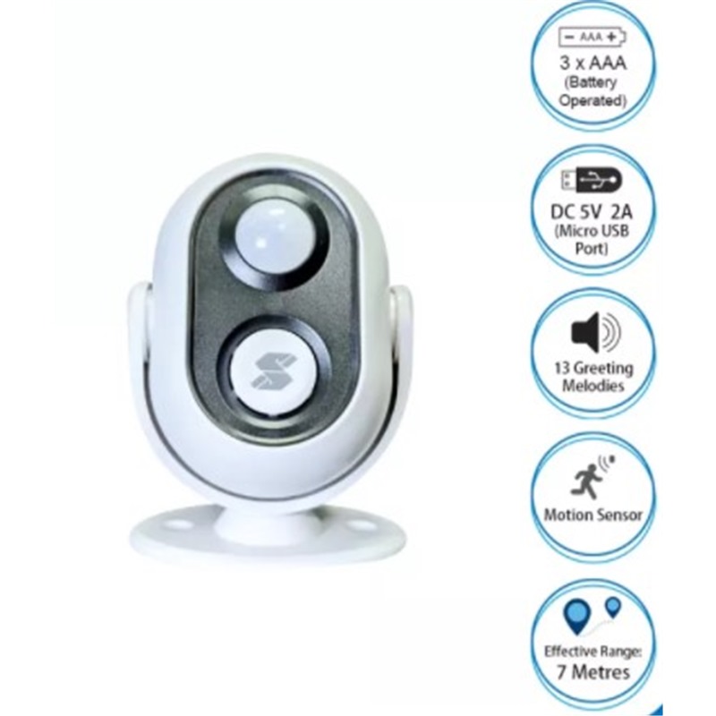 SOUNDTECH WIRELESS VISITOR DOOR CHIME VC-88
