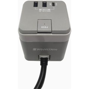 SOUNDTECH 3 WAY POWER CUBE W/ USB A+C 2 METRES CES-889/DG