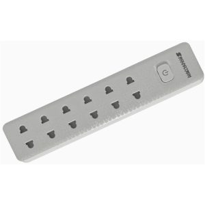 SOUNDTECH 6 WAY 2-PIN POWER SOCKET 2 METRES PS-62