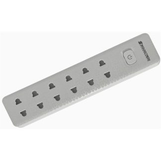 SOUNDTECH 6 WAY 2-PIN POWER SOCKET 2 METRES PS-62