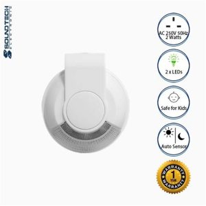 SOUNDTECH DAYLIGHT & WARM WHITE LED AUTO SENSOR NIGHT LIGHT NL-901