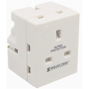 SOUNDTECH 3 WAY ADAPTOR W/SURGE PROTECTION PP-37S