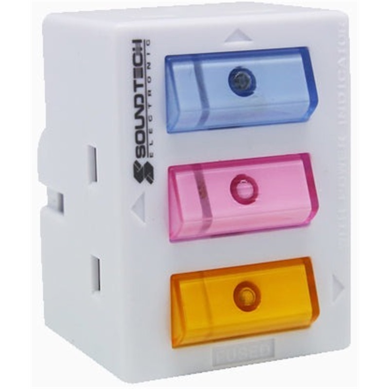 SOUNDTECH MULTIWAY ADAPTOR W/ON OFF SWITCHES DF-38