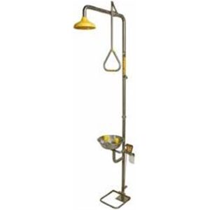 SPEAKMAN COMBINATION SS SHOWER C/W EYE WASH STATION SPMPEM607