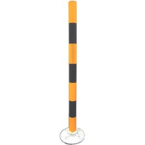 SPRING LOADED POST 1.1M WITH 3M BLACK/YELLOW REFLECTIVE STICKER LTA APPROVE