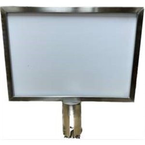 SS A3 LANDSCAPE SIGNAGE CAPPING FOR Q-POLE