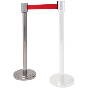 STAINLESS STEEL Q-POLE WITH RED BELT (1 PC)