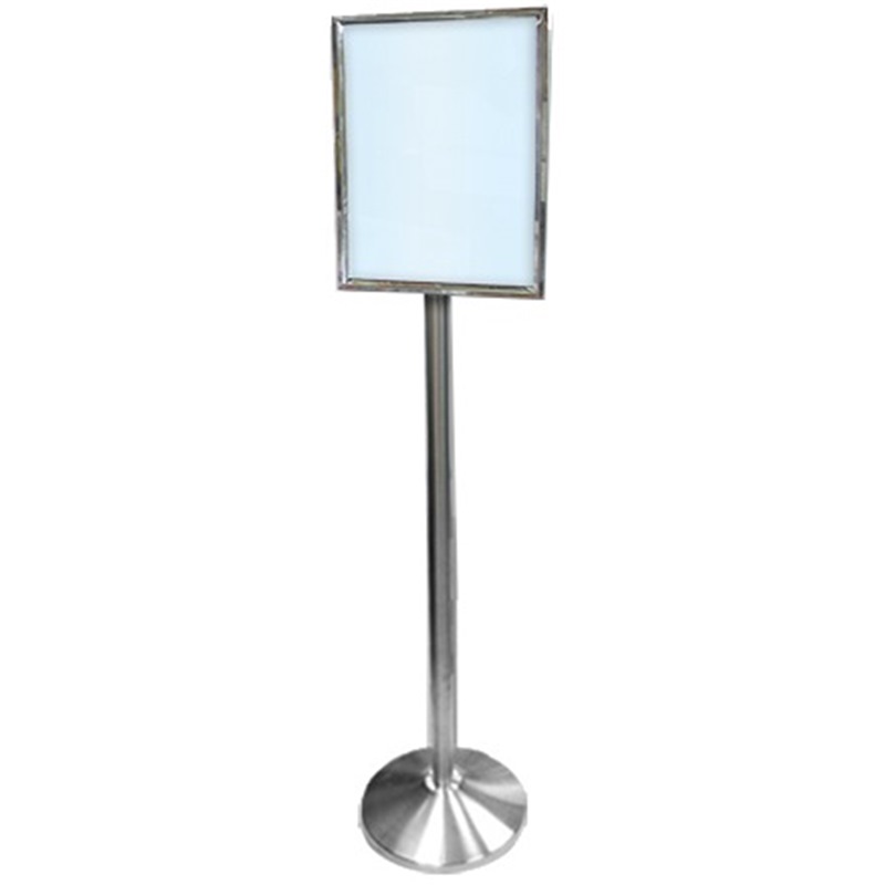 STAINLESS STEEL FREE STANDING PORTRAIT SIGN