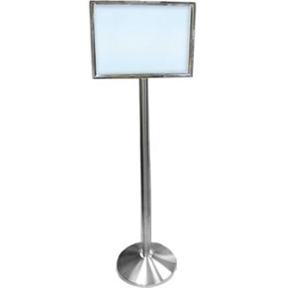 STAINLESS STEEL FREE STANDING LANDSCAPE SIGN