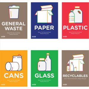 STANDARD RECYCLING STICKER V3 W160XH270MM