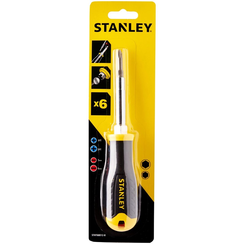 STANLEY 6 WAY SCREWDRIVER 68-012