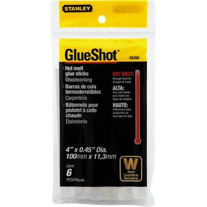 STANLEY 6PCS WOODWORKING 4" GLUE STICK GS260