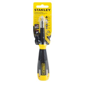 STANLEY FIBERGLASS SCREWDRIVER 4 IN 1 SET STMT68107
