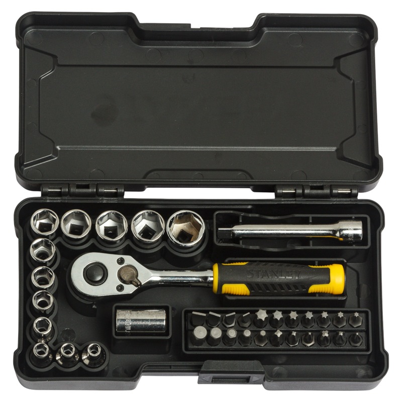 STANLEY 37PCS 1/4" DR. COMPACT SOCKET SET STMT82672-0