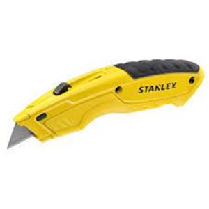 STANLEY RETRACTABLE BLADE UTILITY KNIFE WITH 3 BLADES STHT10430-0