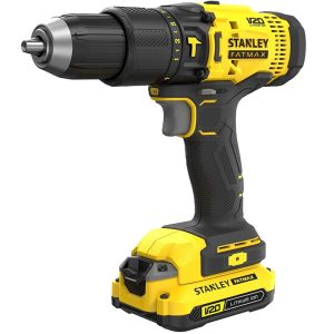 STANLEY 20V 2X2.0AH LI-ON HAMMER DRILL 50NM SCD711D2K-B1