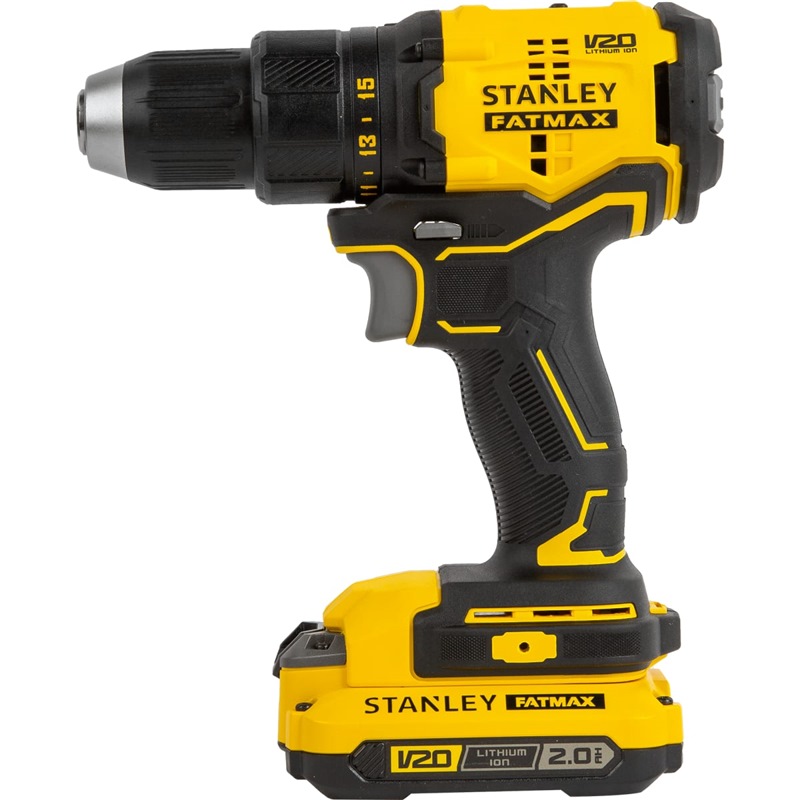STANLEY 20V 2X2.0AH BRUSHLESS DRILL DRIVER SBD710D2K-B1