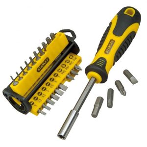 STANLEY SCREWDRIVER WITH 35 BITS SET 70-885