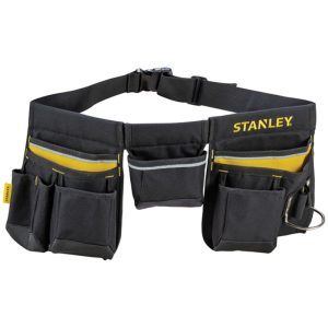 STANLEY 600 DENIER FABRIC TOOLS BELT POUCH W/MULTI POCKETS 1-96-178