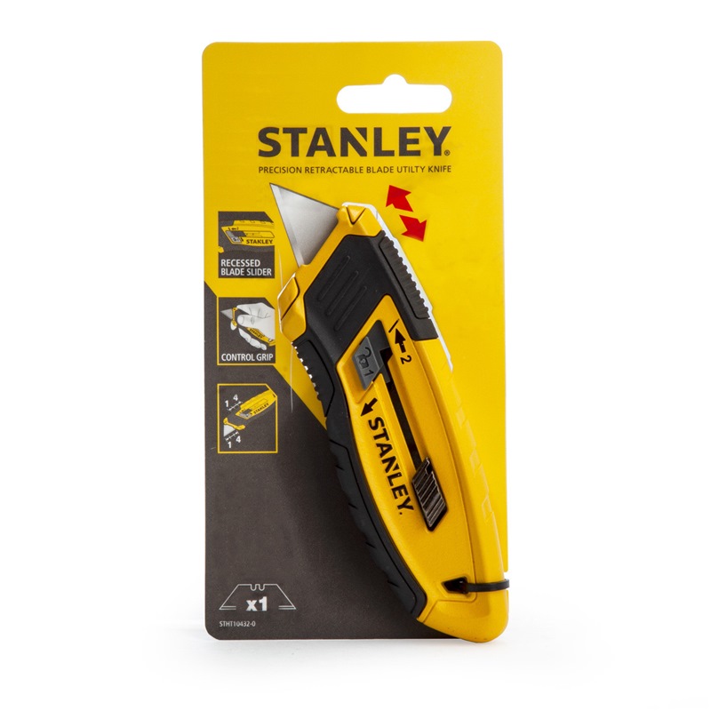 STANLEY PRECISION CONTROL-GRIP™ RETRACTABLE UTILITY KNIFE STHT10432-0