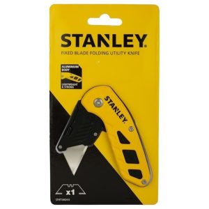 STANLEY COMPACT FIXED BLADE FOLDING UTILITY KNIFE STHT10424-0