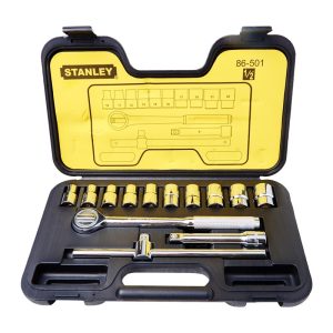 STANLEY 1/2"DR SOCKET SET (10 TO 22MM) 14PC 12PT 86-501
